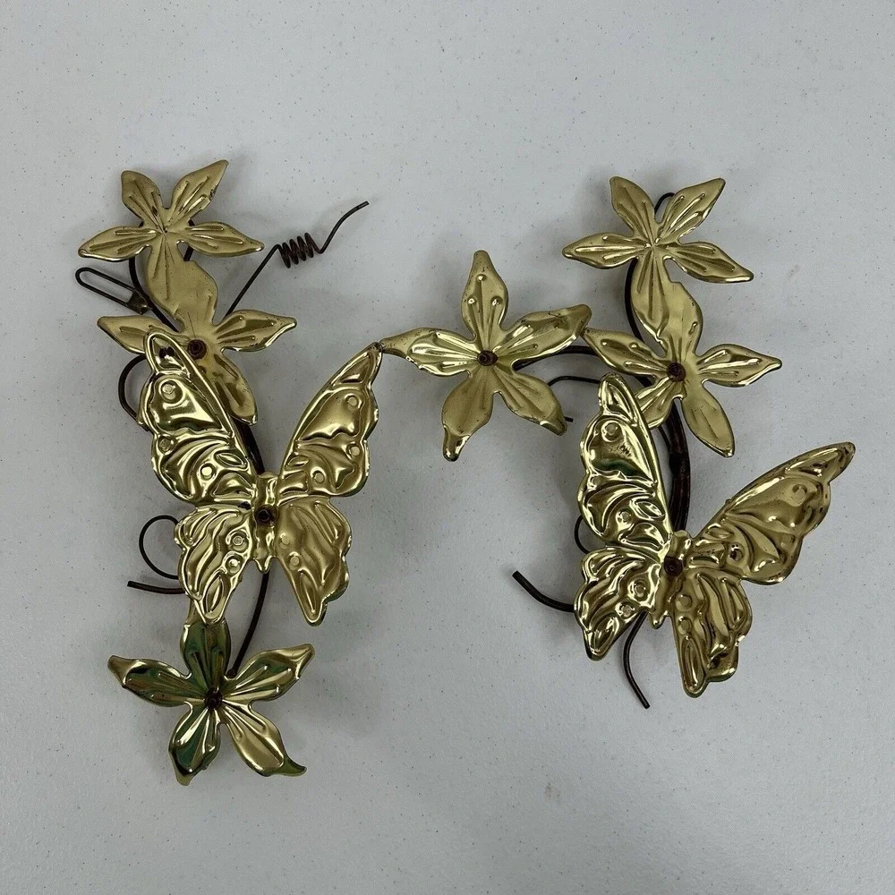 Vintage metal butterfly